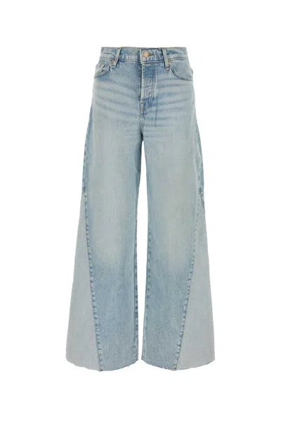 7 For All Mankind Stretch Denim Zoey Jeans In Lightblue