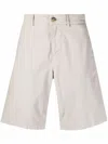 7 For All Mankind Stretch-design Chino Shorts In 灰色
