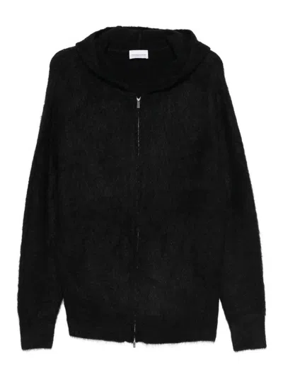 7 For All Mankind Fuzzy Brushed-finish Zip-up Hooded Coat In Multi