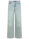 7 For All Mankind 'sunkissed' Light Blue Denim Jeans In Blue