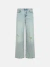 7 For All Mankind 'sunkissed' Light Blue Denim Jeans In Light Blue