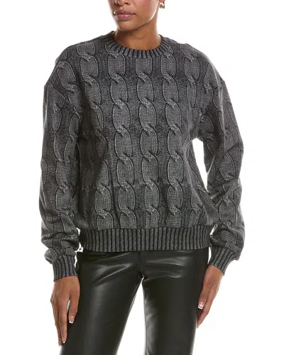 7 For All Mankind Sweatshirt In Black