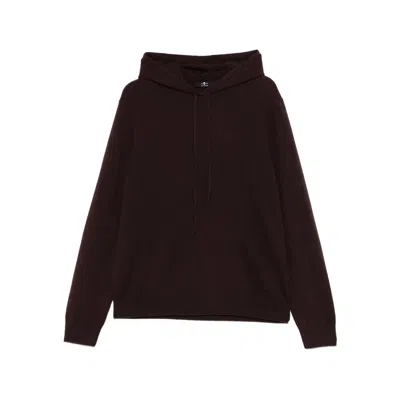 7 For All Mankind Sweatshirt In Burgundy