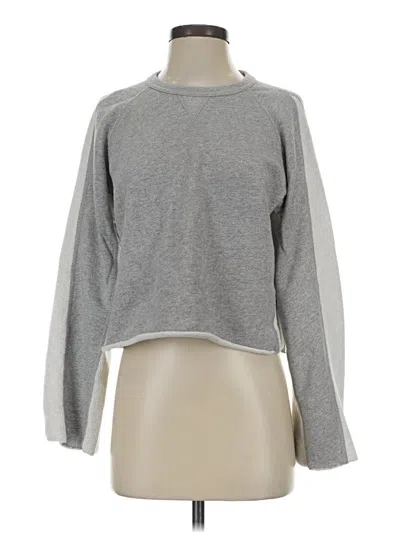 Pre-owned 7 For All Mankind Sweatshirt In Gray