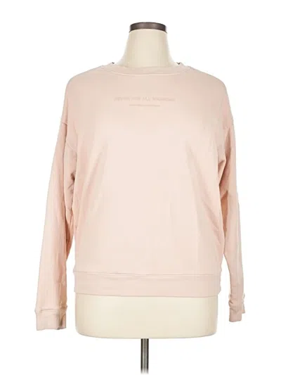 Pre-owned 7 For All Mankind Sweatshirt In Pink