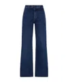 7 For All Mankind Willow Wide After School Super Wide Leg Jean In Blue