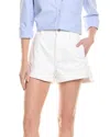 7 For All Mankind Tailored Slouch Brilliant White Short In White