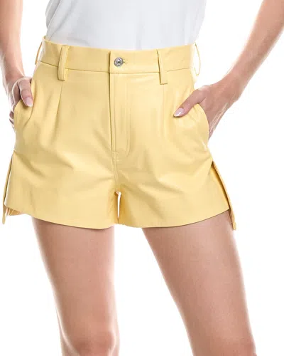 7 For All Mankind Tailored Slouch Short In Yellow