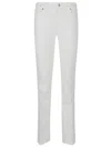 7 FOR ALL MANKIND 7 FOR ALL MANKIND TAILORED WHITE TROUSERS WITH CLASSIC FIVE-POCKET DESIGN