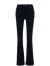 7 For All Mankind Midnight Blue Stretch Denim Bootcut Tailorless Jeans In Blue