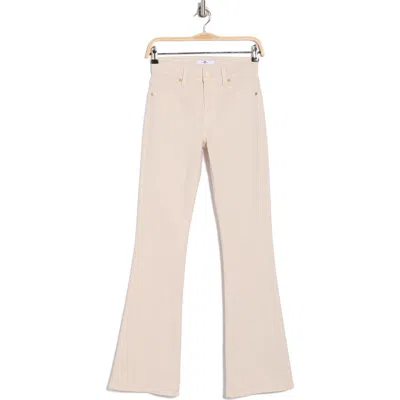 7 For All Mankind Tailorless Bootcut Pants In Vintage White