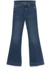 7 For All Mankind B(air) Dojo Mid Rise Flare Jeans In Authentic Fate In Blue