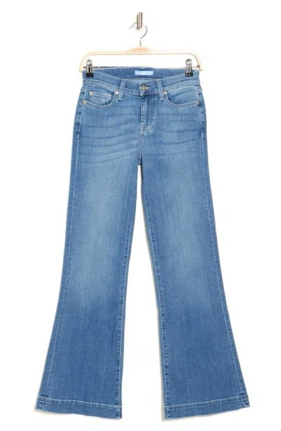 7 For All Mankind Modern Dojo High-rise Almost Love Flare Trouser Jean In Blue