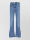 7 For All Mankind Tailorless Flare Jeans Enhancing Silhouette In Blue