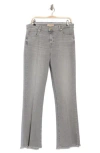 7 For All Mankind Tailorless Fray Hem Bootcut Jeans In Dust