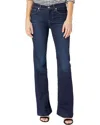 7 For All Mankind Tailorless Jeans Women Blue Denim Cotton Flared Leg Jdm1523 In Blue