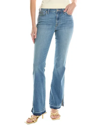 7 For All Mankind Tailorless Kimmie Ck1 Form Fitted Bootcut Jean In Blue