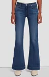 7 For All Mankind Tailorless Slim Illusion Flared Leg Denim Jean In Love Story Wash In Blue