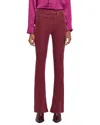 7 For All Mankind Tailorless Uhr Skinny Boot Jeans In Burgandy