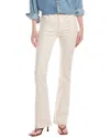 7 For All Mankind Ali High-waist Eggshell Jean In White