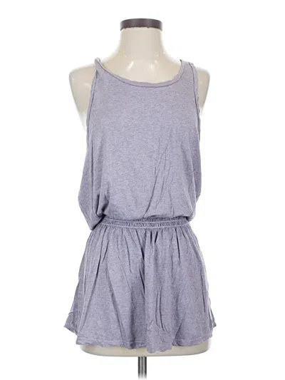 Pre-owned 7 For All Mankind Tank Top Gray Halter Neckline Tops