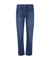 7 For All Mankind Tapered Jeans In Blue