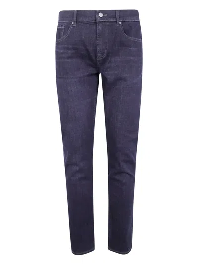 7 For All Mankind Oak Slimmy Tapered Jeans In Multi