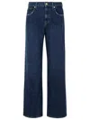 7 For All Mankind Tess Trouser Huntington Denim Clothing In Blue