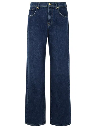 7 FOR ALL MANKIND 7 FOR ALL MANKIND 'TESS' BLUE DENIM JEANS