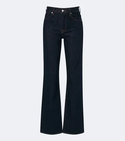 7 For All Mankind Tess Flare Jeans In Blue