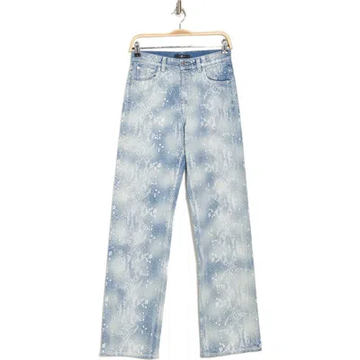 7 For All Mankind Tess High Rise Straight Leg Trouser Jeans