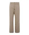 7 For All Mankind Tess High-rise Straight-leg Trousers In Nude