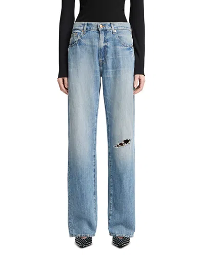 7 For All Mankind Tess High Rise Trouser Jeans In Arizona