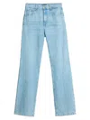 7 FOR ALL MANKIND 7 FOR ALL MANKIND TESS HIGH WAISTED LINEN BLEND JEANS CLOTHING