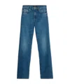 7 For All Mankind Tess Explorer Trouser Belt Loops In Blue