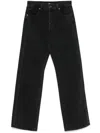 7 For All Mankind Tess Jeans In Black