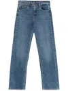 7 For All Mankind Tess Wide-leg Denim Jeans In Blue