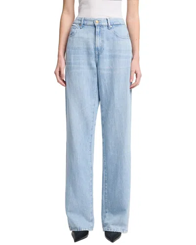 7 For All Mankind Tess Kansas Straight Leg Jean In Blue