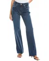 7 For All Mankind Tess Long Beach High-rise Trouser Jean In Blue