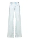 7 For All Mankind Relaxed Fit Blue Denim Jeans In Blue