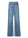 7 For All Mankind Luxe Vintage High-rise Wide-leg Jeans In Blue