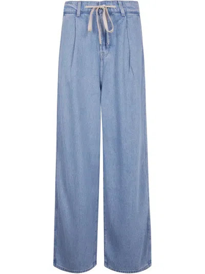 7 For All Mankind Tess Straight-leg Jeans In Blue