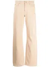 7 For All Mankind Tess Straight-leg Jeans In Neutral