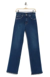 7 For All Mankind Tess Straight Leg Trouser Jeans In Long Beach