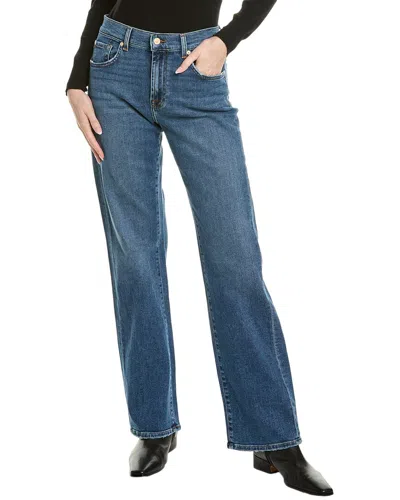 7 For All Mankind Tess Trouser In Blue