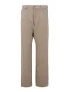 7 For All Mankind Tess High-rise Straight-leg Trousers In Brown