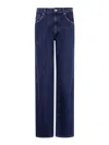 7 For All Mankind Tess Trouser Huntington Denim Clothing In Azul