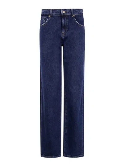 7 FOR ALL MANKIND VAQUEROS RECTOS - AZUL