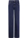 7 For All Mankind Tess Trouser Huntington Denim Clothing In Blue