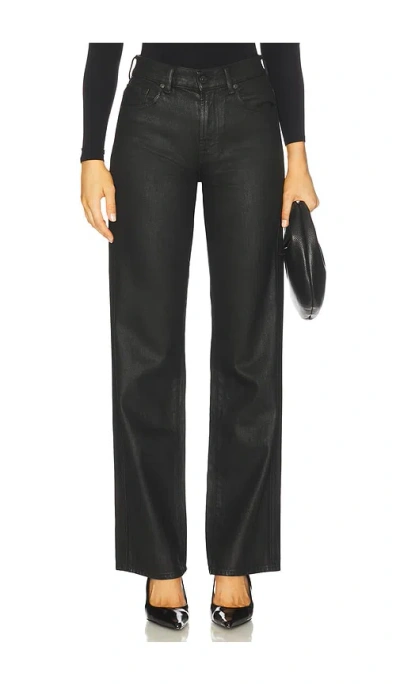 7 For All Mankind Tess Trouser Jeans In Black